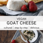 vegan goat cheese board