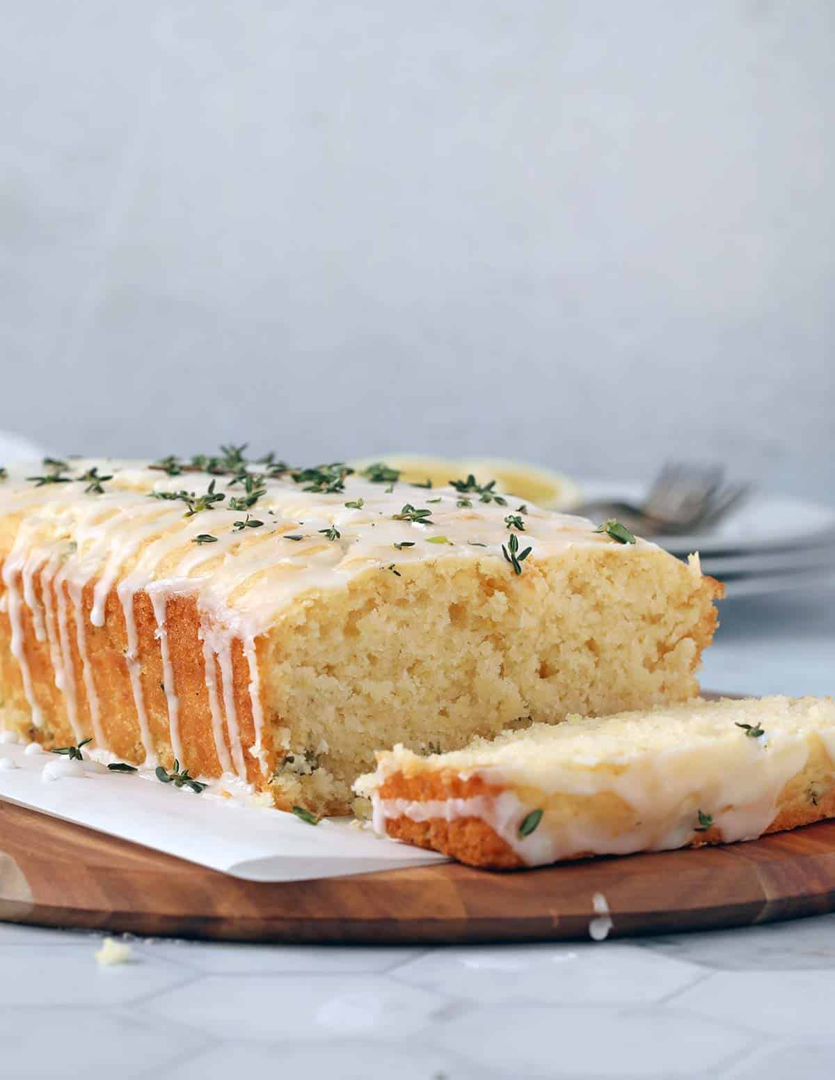 vegan lemon pound cake